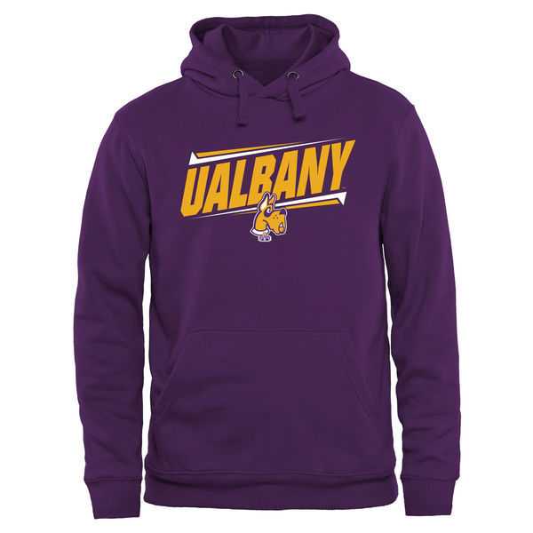 Men's Albany Great Danes Double Bar Pullover Hoodie - Purple,We sell and wholesale Men's Albany Great Danes Double Bar Pullover Hoodie - Purple on line form chian!